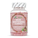 Gummies de blanchiment de la peau, avec le glutathion, le collagène et le bioth, peau jeune hydratée, Glow et taches, anti-âge, 60 comtes