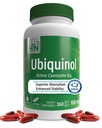 Santé Thru Nutrition Ubiquinol 100mg 360 Softgels comme Kaneka QH réduit CoQ-10.Stabilisé - 3ème partie testée.