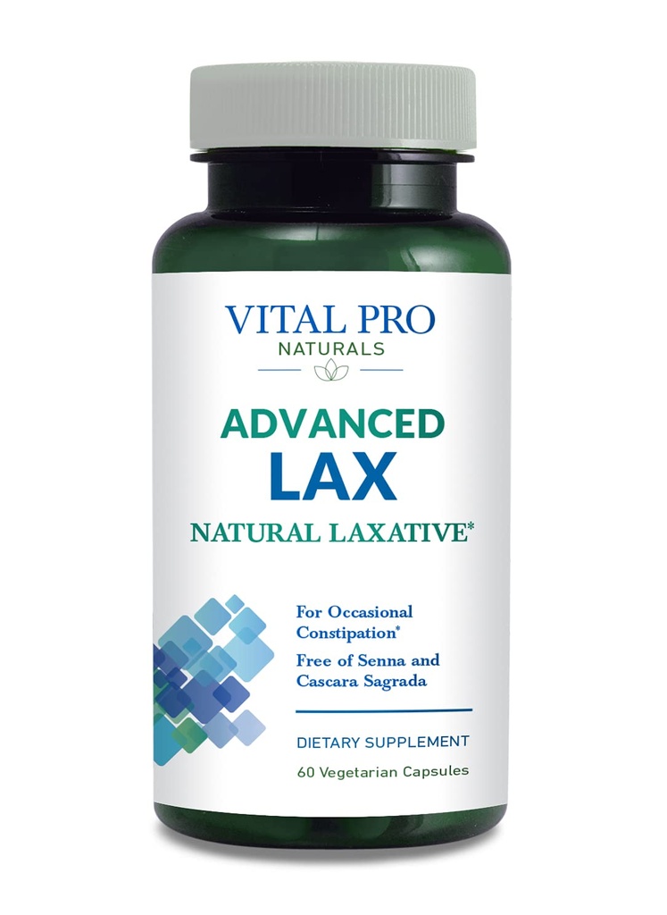 Vital Pro Naturals - Lax Lax naturel avancé Formule 60 Capsules