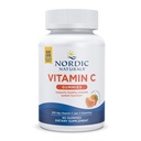 Nordic Naturals Vitamine C Gummies, Tart Tangerine - 60 Gummies - 250 mg Vitamine C - Soutien immunitaire, protection antioxydante, croissance et développement des enfants - Non-OGM, végétalien - 30 portions
