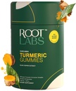 Turmeric Gummies I No Added Sugar I 95% Curcumin & Black Pepper Extract I for Adults & Children I Non-GMO I 100% Natural & Organic I Third Party Tested I 500 mg I 60 Gummy