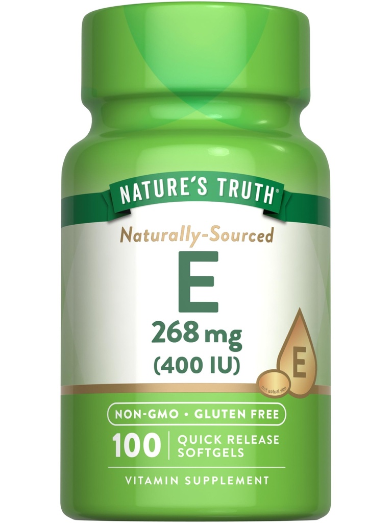 La vérité de la nature Vitamine E 400 UI softgels