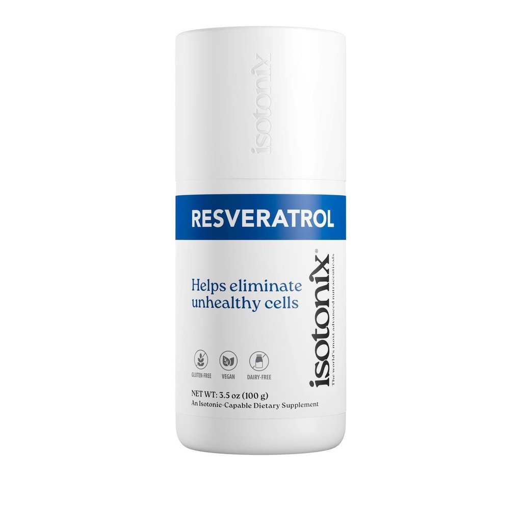 Supplément de resvératrol Isotonix avec resveravine, biovin et VitaBlue pour la santé cellulaire, la protection antioxydante et le soutien cardiovasculaire - 30 portions