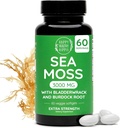 Happy Healthy Hippie Sea Moss Gel Capsules 3,000 mg (1 Daily) – Immunity, Energy Boost & Digestive Support