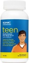 GNC Milestones Teen Multivitamin for Boys 12-17, supporte la production d'énergie et la fonction musculaire,120 Caplets