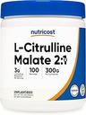 Malate de L-Citrulline Nutricost (2:1) Poudre (300 grammes)