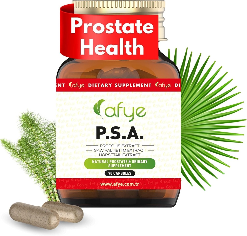 Saw Palmetto Prostate Supplément pour la santé des hommes-prostate et avec extrait de propolis et le queue de cheval réduit l'houle améliorer la capacité de vésicule urinaire 90 capsules (paquet de 1)