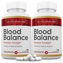 Laboratoires justifiés (2 packs d'équilibre sanguin Formule avancée 620MG Supplément pilules 120 Capsules