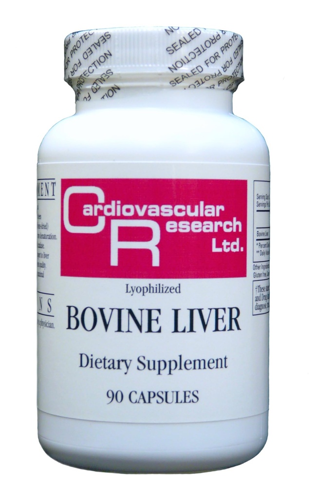 Recherche cardiovasculaire Extrait du foie, blanc, 90 Nombre