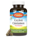 Carlson - Ceylan Cinnamon, Suppléments de cannelle, 500 mg, Pinces d'extrait de cannelle, Ceylan Cinnamon Capsules, 90 Capsules.