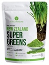 Fermes Antler - 100% Pure Bio Nouvelle-Zélande Super Greens Poudre, 40 portions, 200g - Blé Herbe, Orge, Chlorella, Spiruline - Vegan, Sans gluten, Chlorophylle Riche, pour l'énergie et la désintoxication