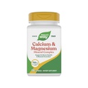 Nature's Way Calcium & Magnésium Mineral Complex, soutient la santé osseuse et la fonction musculaire,* 750 mg par service à 3 capsules, 100 capsules (paquetage May Vary)