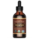 Ceylan Cinnamon Shop CinnaGoldTM Supplément de cannelle biologique Ceylan (100 % certifié), extrait liquide à haute puissance, 4 onces – Super antioxydant