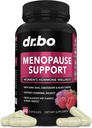 Suppléments de ménopause pour les femmes Support Pills - Relief de ménopause naturelle pour les flashes chauds, les sueurs nocturnes et les échangistes avec Dong Quai, Chasteberry & Black Cohosh - Supplément Hormone Balance pour les femmes