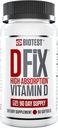 Biotest D Fix - 5000 IU High-Absorption Vitamin D3, 90 Servings - 90 Softgels