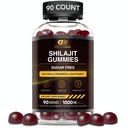 EFFICACITÉ NUTRA Shilajit Gummies 1000mg de résine pure Shilajit pour l'énergie, le cerveau et l'immunité. Supplément pour les hommes et les femmes.