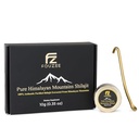 FOUZEE Pure Himalayan Mountains Shilajit - 77% + Acid Fulvic Authentic Hard Constance, source naturelle de l'acide Fulvic, plus de 85 minéraux traces, y compris la cuillère en acier inoxydable (10 Grams)