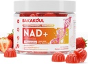 NAD Gummies, NAD Supplement - Liposomal Nicotinamide Riboside, Resveratrol, Quercetin, NAD Nicotinamide Riboside Resveratrol 900mg, NAD+ Supplement for Men and Women, 60 Gummies 1 Pack