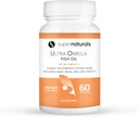 Super Natural Ultra Omega Fish Oil - Omega 3 Fatty-Acids EPA DHA - soutient la fonction accrue du cerveau, soutient la santé nerveuse et oculaire 1200mg/720 Omega-3-60 Capsules