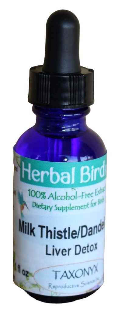 Taxonyx Chardon/Dandelion de lait pour oiseaux - Herbal Bird RX (1 fl oz)