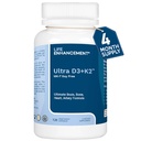Amélioration de la vie Vitamine D3 K2 2000iu soutient la santé des muscles et du cerveau - Supplément D3 K2 aide au soutien immunitaire et cardiovasculaire - Fabriqué aux États-Unis (120 capsules végétariennes)