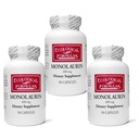 Ecological Formulas 600 mg Monolaurin - Three Individually Sealed Bottles 270 Count