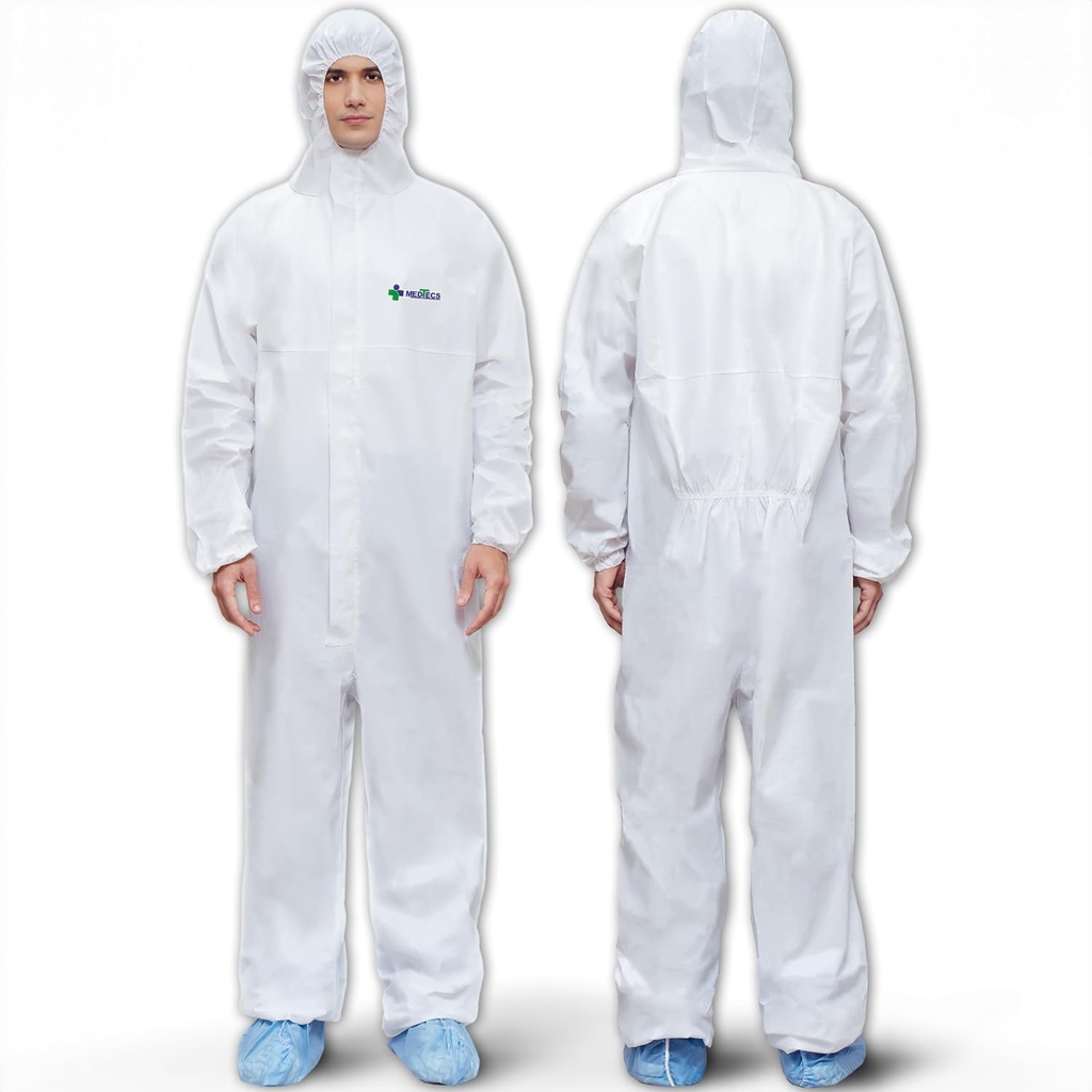 Combinaisons de Hazmat Medtecs - 6 tailles Options - Combinaisons jetables, Combinaison de protection médicale Combinaisons de Hazmat PPE
