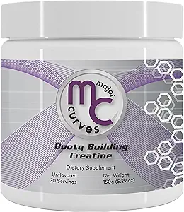 Poudre de créatine pour femmes - Micronized Monohydrate La solution unique pour l'absorption maximale et les gains - Un aromatisé Perfect Peach Booty and Bum Builder