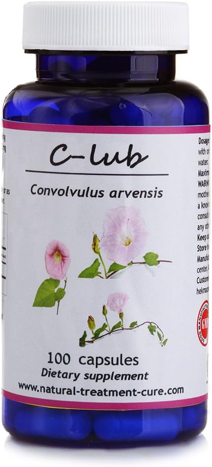 Hekma Center Pure Field Bindweed Leaf - Convolvulus Arvensis - 100 Capsules - Vegan