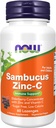 MAINTENANT compléments alimentaires, Sambucus Zinc-C avec concentré de sureau et vitamine C, 60 lozenges