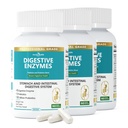 800mg Enzymes digestifs pour les hommes et les femmes avec probiotiques et prébiotiques, 8 enzymes clés, protéase, Amylase et lipase 270 Capsules - Un approvisionnement de 90 jours pour Bloating & Gas Relief - Non-OGM