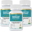 800mg Enzymes digestifs pour les hommes et les femmes avec probiotiques et prébiotiques, 8 enzymes clés, protéase, Amylase et lipase 270 Capsules - Un approvisionnement de 90 jours pour Bloating & Gas Relief - Non-OGM