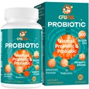Probiotiques pour les femmes et les hommes - 300 milliards UFC, 24 souches Probiotique + 15 herbes biologiques Mélange de prébiotiques, pour la santé globale de la gorgée digestive, immunitaire, constipation et ballonnement, plateau stable - 2 mois d'approvisionnement