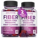 Atlantis Nutrition Gommies sans sucre pour adultes - Supplément de fibre de 5G formulé avec 5.4G mélange digestif prébiotique - soutient la santé de Gut et favorise la digestion saine - 2-pack 120 Gommies