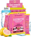 KEY NUTRIENTS Electrolytes Powder Packets - Fresh Pink Lemonade 18 Pack Hydration Packets - Travel Hydration Powder - No Sugar, No Calories, Gluten Free - Made in USA