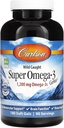 Carlson - Super Omega-3 Gems, 1200 mg Omega-3s, Cardiovascular Support, Brain Function & Vision Health, 180 soft gels