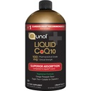 Qunol Liquid CoQ10 100mg, Absorption supérieure Forme de supplément naturel de Coenzyme Q10, Antioxydant pour la santé cardiaque, Aromatisé à l'ananas orange, 60 portions, 20.3 oz bouteille