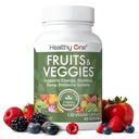 Fruits et légumes sains - 27 aliments entiers équilibrés de la nature - Vitamines - Minéraux - Antioxydants - Detox - Légumes - Kale - Brocoli - Épinards - betteraves - Framboises - Multivitamine - 60 portions
