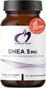 Conceptions pour la santé DHEA 5mg - Supplément DHEA pour hommes + femmes - Supplément pour aider à soutenir le vieillissement en santé, l'intégrité musculaire, l'énergie + synthèse hormonale - non-OGM (180 capsules)