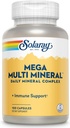 Solaray Mega Multi Mineral (25 portions, 100 capsules)