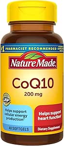 CoQ10 fait de la nature 200 mg Softgels (40 Nombre) (paquet de 3)