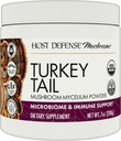 Host Defense Turkey Tail Mushroom Powder - Supplément digestif pour la santé et la réponse immunitaire - Supplément de champignons pour le soutien gastro-intestinal et le microbiome Gut - 7 oz (133 portions)*