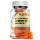 Glucosamine Chondroïtine Gummies sans sucre, Suppléments de Gummies pour adultes hommes et femmes, 60 comtes