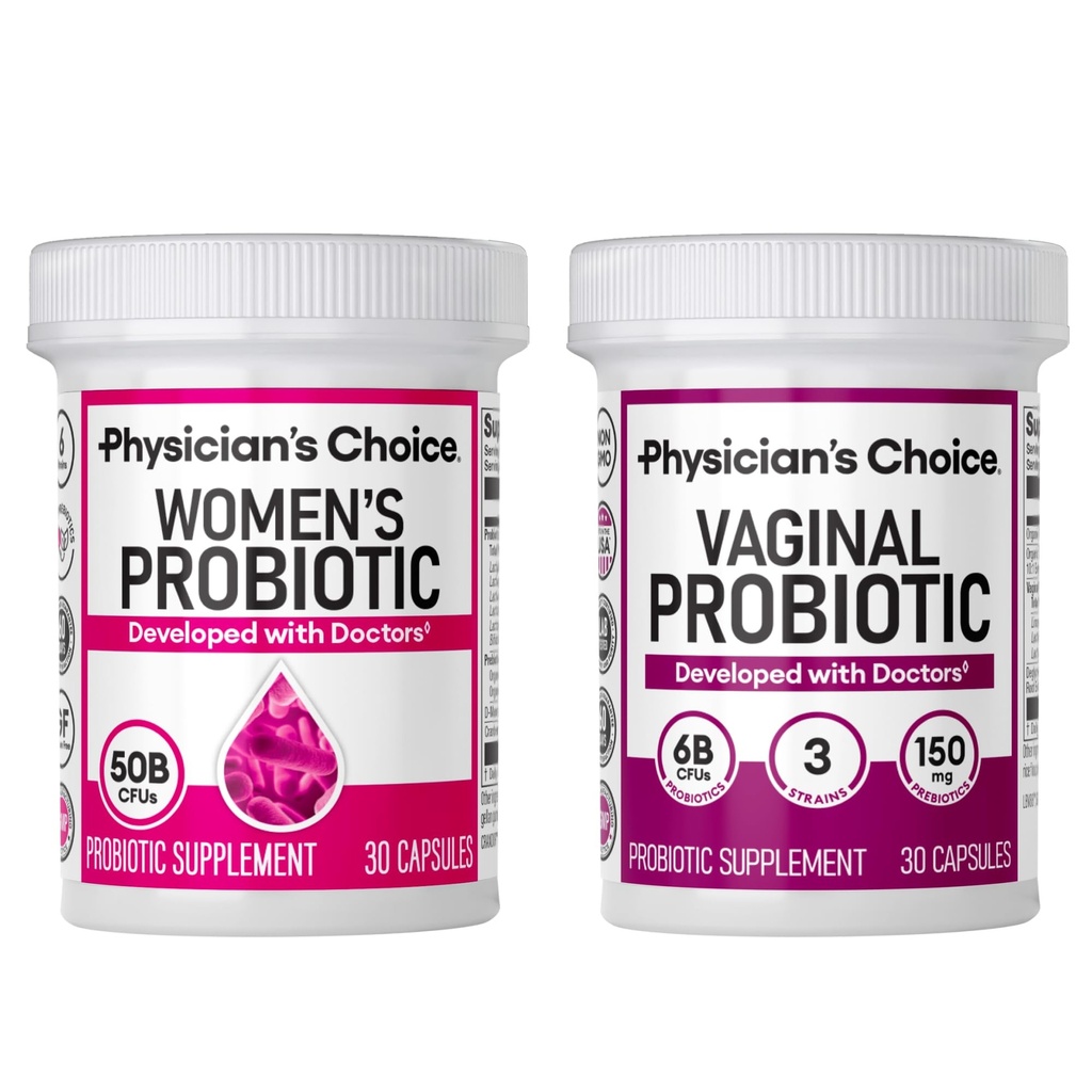 CHOIX Féminine Power Duo Bundle - Probiotique vaginal + Probiotique féminin