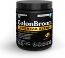 ColonBroom Premium Powder Supplement (Strawberry) - Colon Broom Psyllium Husk Fibre de boisson en poudre - Sans gluten, sans OGM Colon Cleanse for Bloating Relief & Gut Health, 50 portions