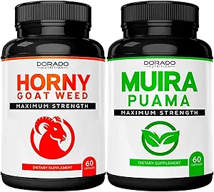 Fadogia Agrestis et Tongkat Ali (120 Count) Mélange de performance athlétique et de performance musculaire et extrait de racine Muira Puama (60 Count) Capsules Premium testées pour la puissance et la pureté - États-Unis Fabriqué