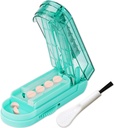 Johnbee Pill Cutter Splitter pour petites et petites pilules, plus grandes pilules. Splitter de pilule réglable coupe exactement plusieurs pilules à la fois. Bord en silicone non glissant (bleu de lac)