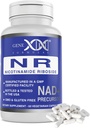 Formules Genex NR Nicotinamide Riboside 300mg/Serveur (60 capsules) Précurseur NAD+ pour un vieillissement en santé - BPF-certifié, non OGM, sans gluten, végétarien (1 emballage)
