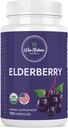 Capsules Elderberry 1000mg de complément biologique à base de plantes