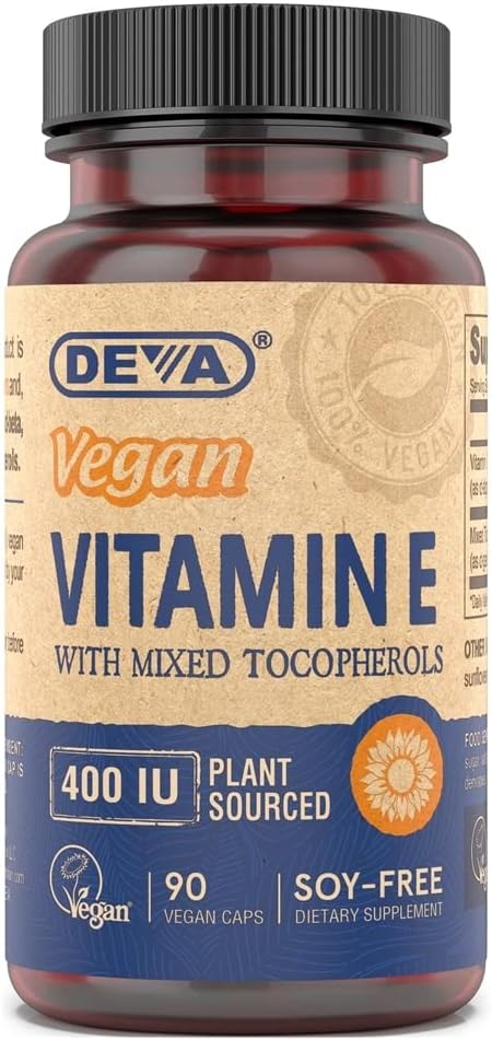 Vit-E végétalien, 400iu,W/tocop